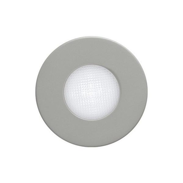 BALIZA LYRA R/B LED BLANCO DIFUSOR TRANSPARENTE 230 INOXIDABLE