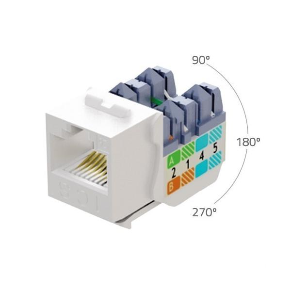 CONECTOR RJ45 OPENETICS CAT. 6 UTP HEMBRA, MODELO Mach3