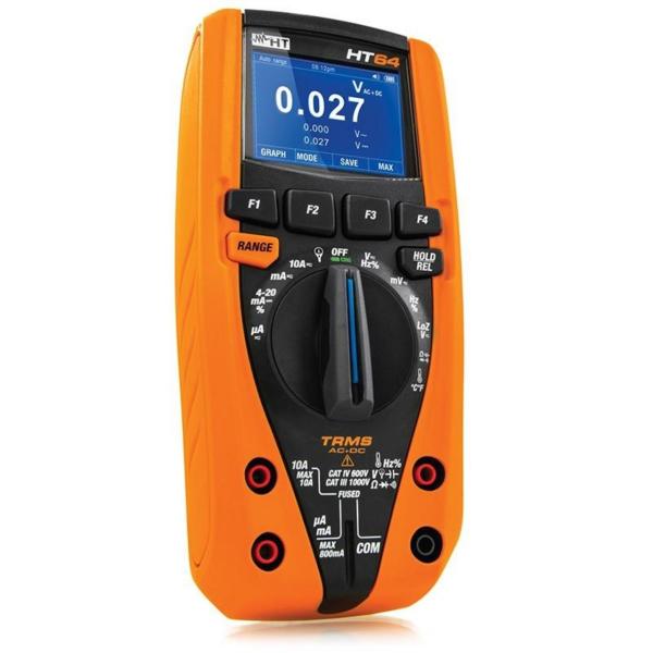 MULTMETRO DIGITAL HT64 TRMS CAT TETRAPOLAR DATALOGGER