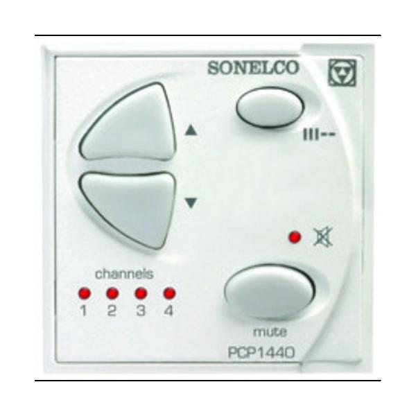 MDULO SELECTOR 4 CANALES COMPACT SERIE PCP BLANCO