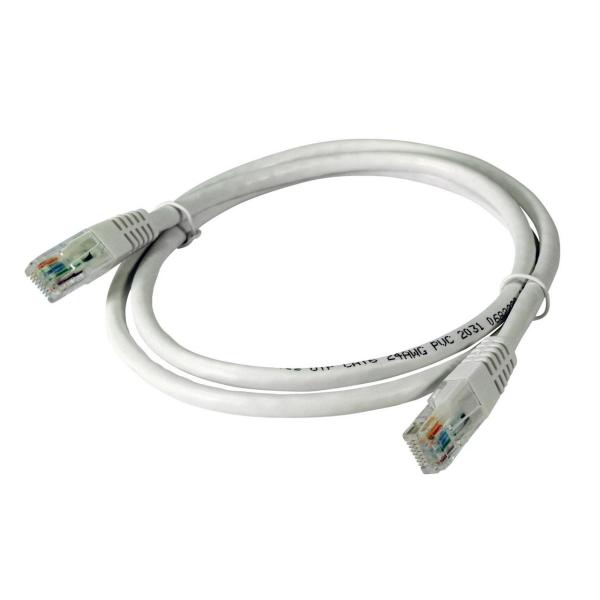 CABLE DE RED U/UTP CU CAT6 PVC BLANCO 1m