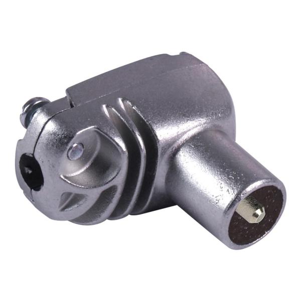 CONECTOR ACODADO COAXIAL M BLINDADO 9,5mm