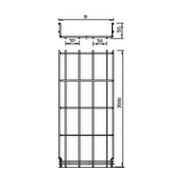 BANDEJA REJILLA GRM55/150 GALVANIZADO