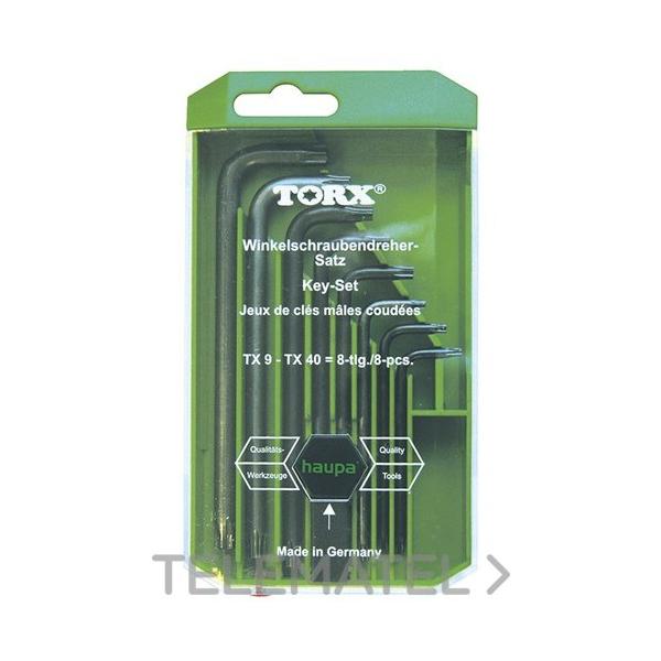 JUEGO DE LLAVES MACHO ACODADAS TORX