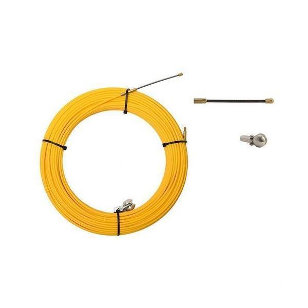 PASACABLES FIBRA AUTOENERGÉTICA 9mm 50m AMARILLO