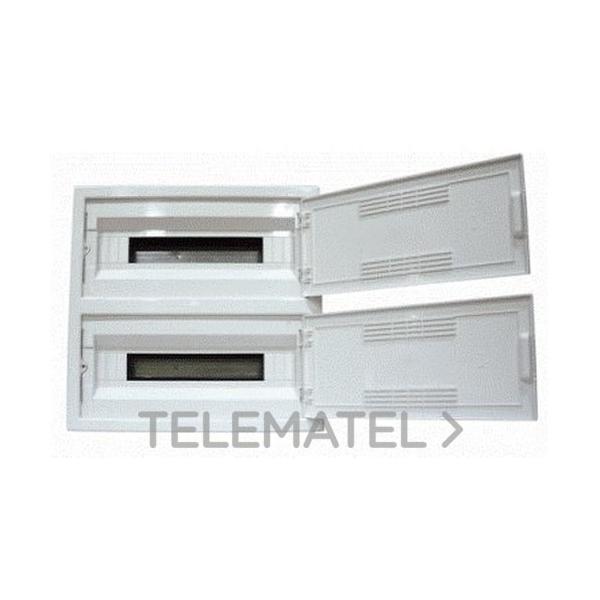 CAJA EMPOTRABLE SERIE EVEN DE 38 ELEMENTOS 418x427x80mm VERTICAL