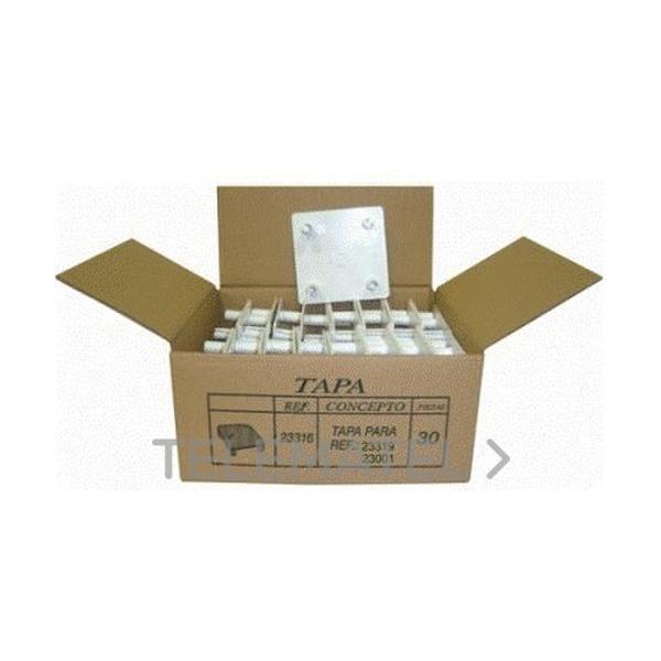 TAPA 77x77mm PARA CAJA PUNTO LUZ CUADRADA 23319