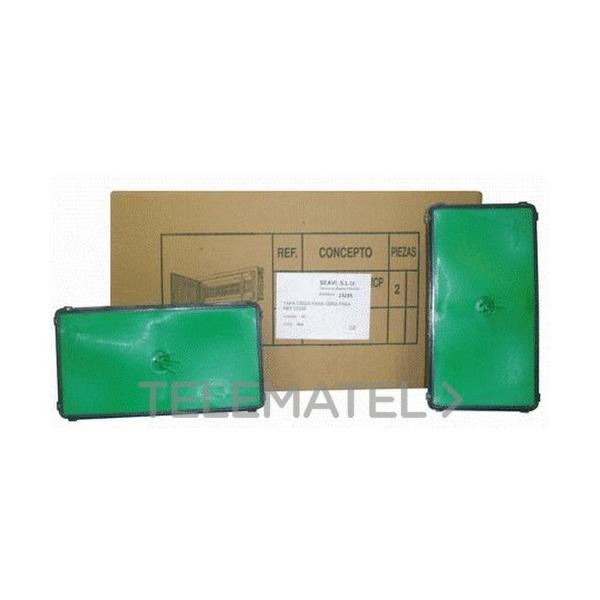 TAPA CIEGA DE OBRA 205x105mm PARA 23326