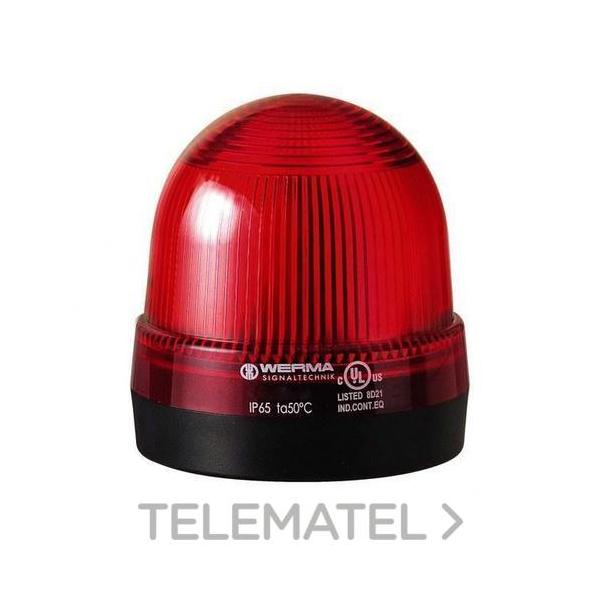 LUZ LED 115VCA FIJACIN BASE DIMETRO 75 A=80 ROJO