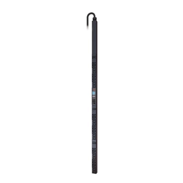 APC NetShelter Metered Rack PDU, 0U, trifásica, 22kW 230V 32A o 17,3kW 230V 24A, 30 tomas C13 y 12 C19, cable IEC 309 3P+N+PE