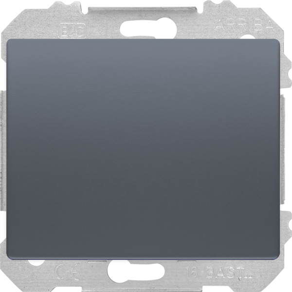 Iris, tapa ciega, acero neptuno