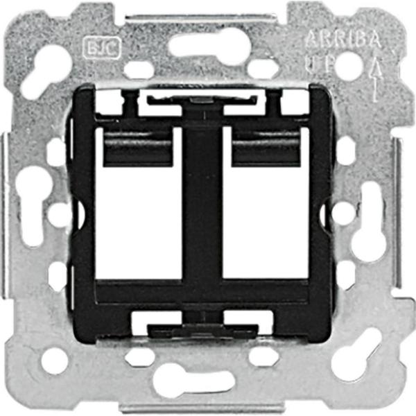 ADAPTADOR PARA 2 CONECTORES RJ45 Y RJ11 SERIE IRIS