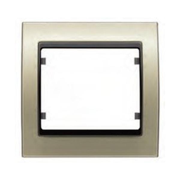 Mega, marco 2 elementos vertical dorado malta cosso