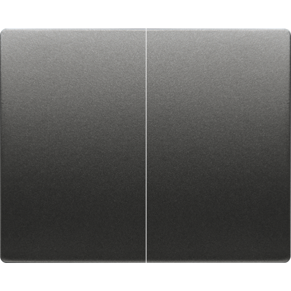 Mega, juego teclas doble interruptor /doble conmuta, antracita cosso