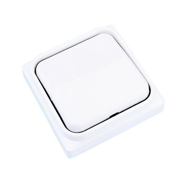 CONMUTADOR UNIPOLAR SERIE IBIZA-MAR-MURO BLANCO