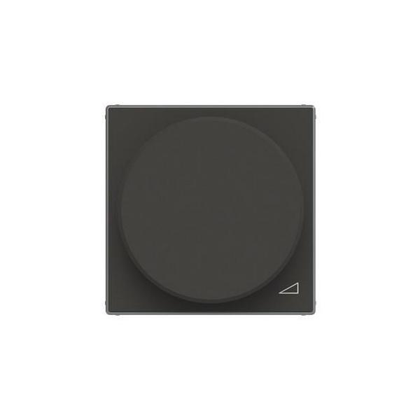 TAPA + BOTÓN REGULADOR GIRATORIO SKY NIESSEN NEGRO SOFT