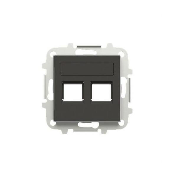 TAPA 2 CONECTORES CON PERSIANA SKY NS