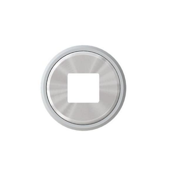 TAPA PARA CARGADOR USB SKYMOON CROMO