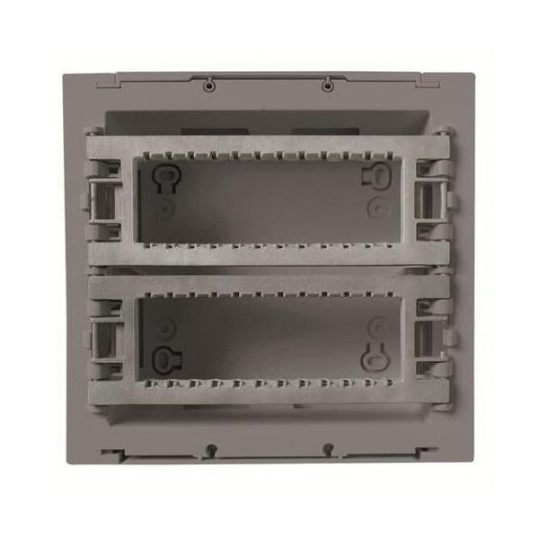 ZÓCALO DE SUPERFICIE CENTRALIZACIONES CON 12 MÓDULOS ZENIT ANTRACITA