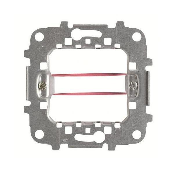 TAPA CIEGA 45x45 CON 2 MÓDULOS BLANCO