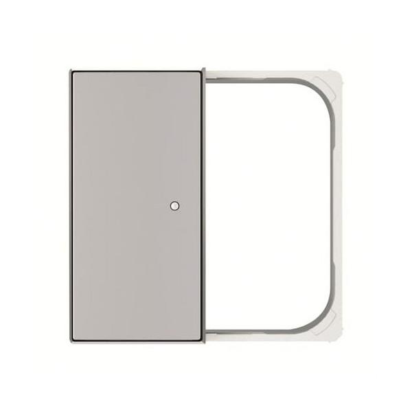 TAPA SENSOR F@H SKY CON 2 CANALES PLATA