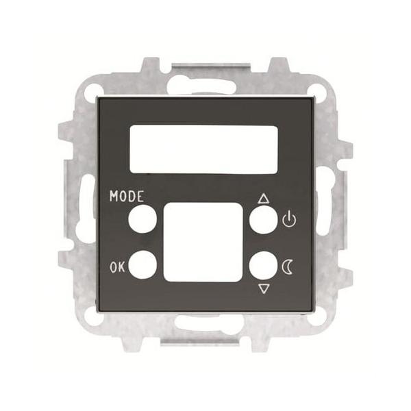 TAPA TERMOSTATO DIGITAL NEGRO SOFT