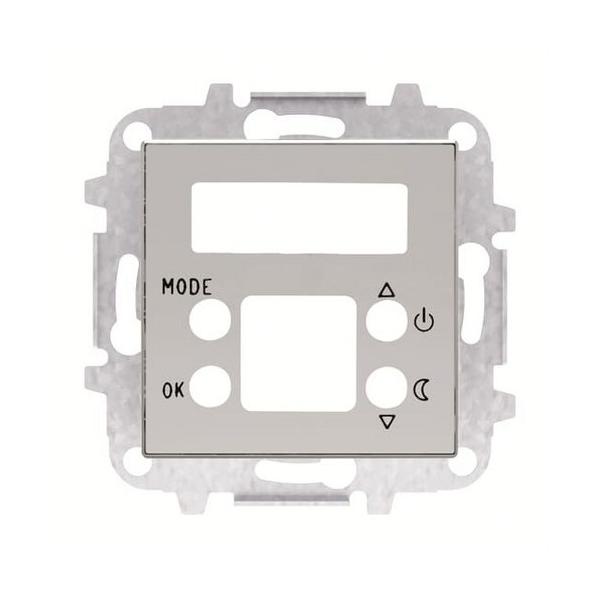 TAPA TERMOSTATO DIGITAL PLATA