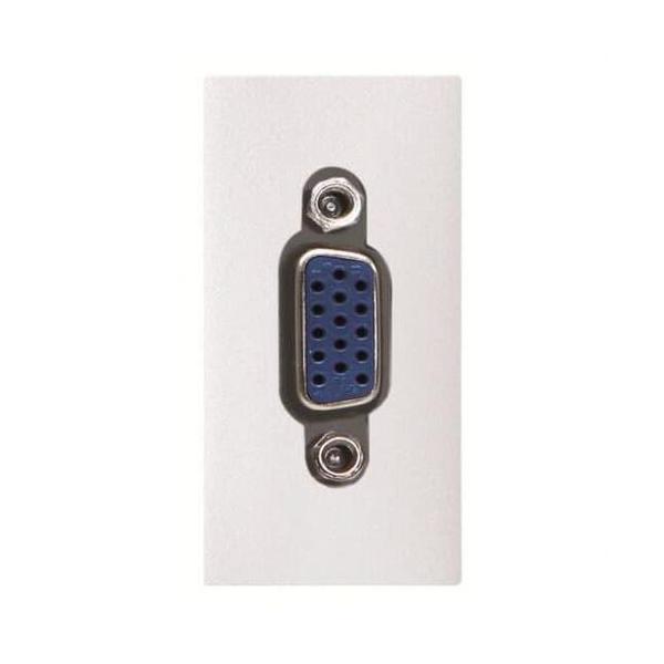 TOMA VDI VGA CONEXIÓN CON TORNILLO BLANCO