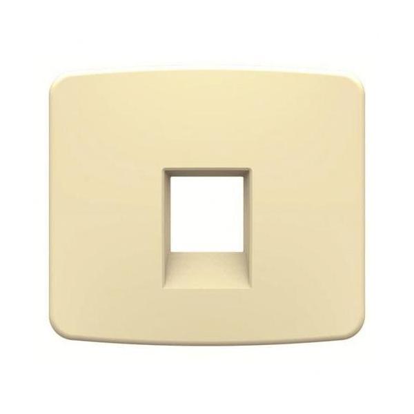 TAPA TOMA DE TELÉFONO / INFORMÁTICA ARCO BLANCO MARFIL