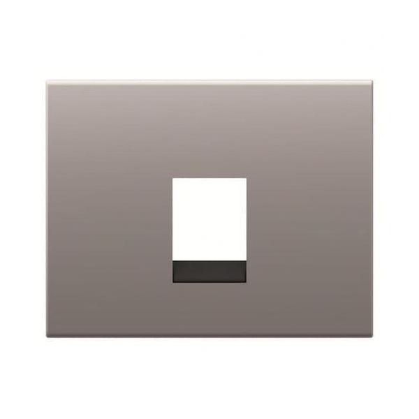 TAPA TOMA DE TELÉFONO/INFORMÁTICA OLAS BLANCO JAZMÍN