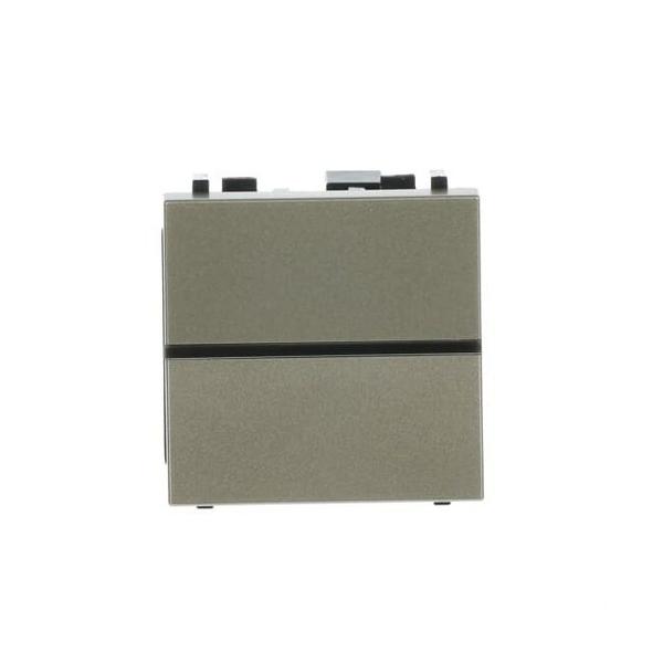 INTERRUPTOR MONOPOLAR 2 MÓDULOS ZENIT CHAMPÁN