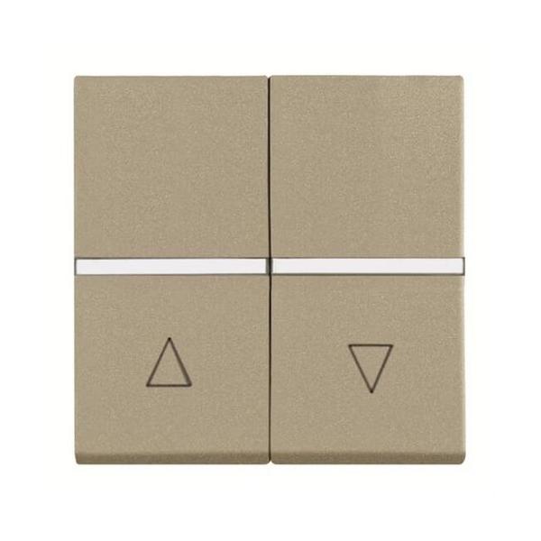 INTERRUPTOR PARA PERSIANAS 2 MÓDULOS ZENIT CHAMPÁN