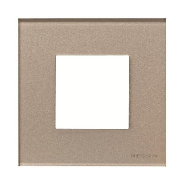 MARCO DE 1 ELEMENTO CON 2 MÓDULOS ZENIT CRISTAL CHAMPÁN