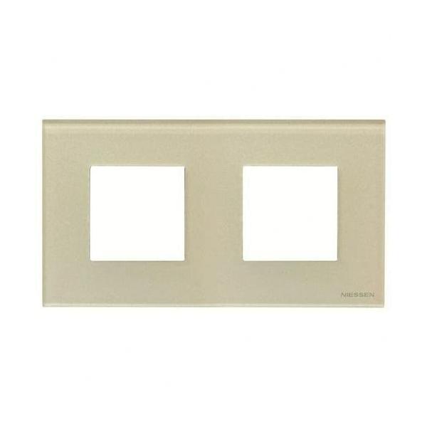 MARCO DE 2 ELEMENTOS ZENIT CRISTAL PERLA