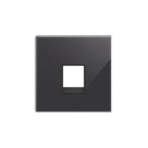 TAPA TOMA DE TELÉFONO / INFORMÁTICA SKY NIESSEN CRISTAL NEGRO