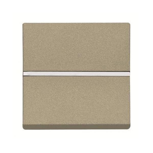 PULSADOR CON VISOR SIN GRABAR 2 MÓDULOS ZENIT CAVA