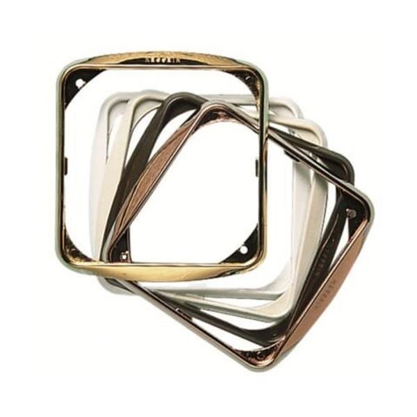 MARCO EMBELLECEDOR PLACA 1 VENTANA STYLO BLANCO MARFIL