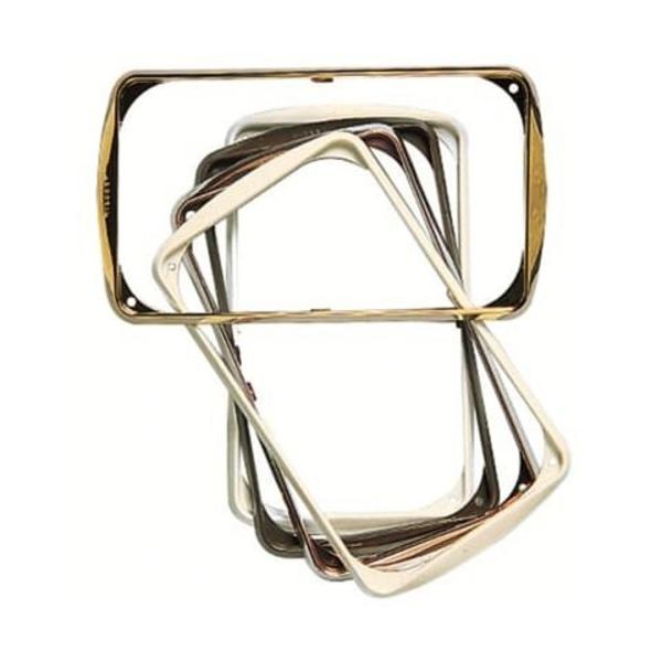 MARCO EMBELLECEDOR PLACA 2 VENTANAS STYLO BLANCO MARFIL