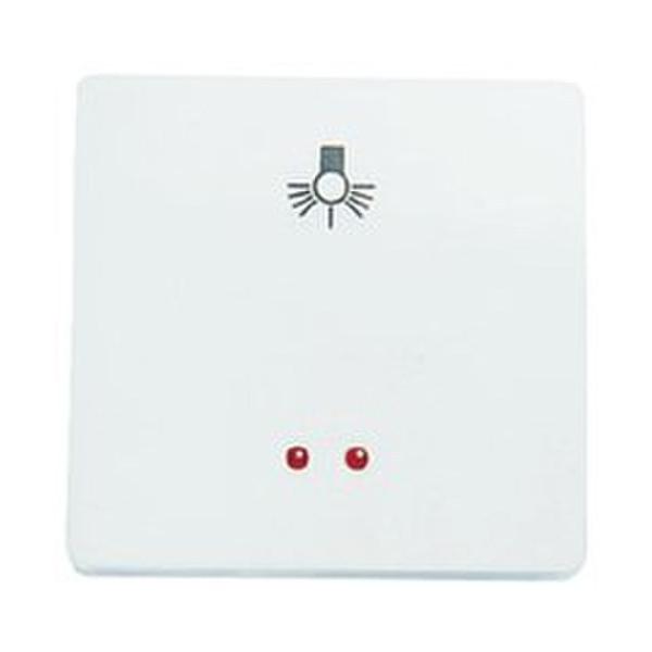 PULSADOR TIMBRE CON VISOR STYLO BLANCO ALPINO