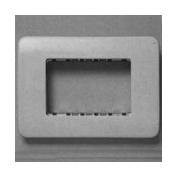 PLACA RECTANGULAR CON 1 MÓDULO STYLO BLANCO MARFIL