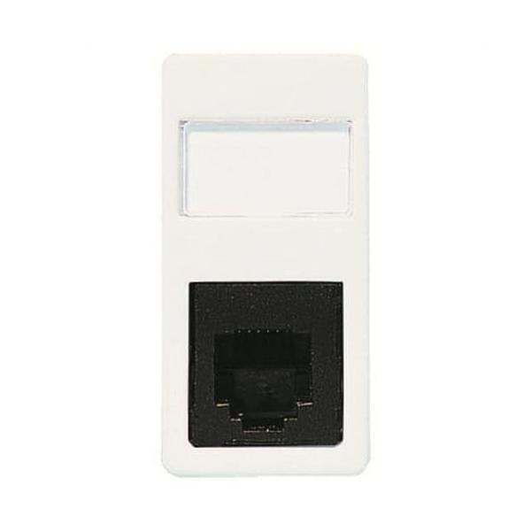 TOMA TELÉFONO CON 6 CONTACTOS STYLO BLANCO ALPINO