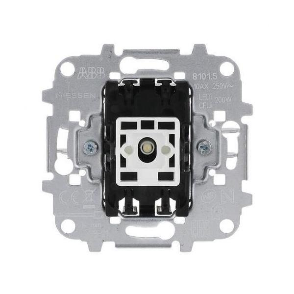 INTERRUPTOR MONOPOLAR CON PILOTO DE CONTROL SERIE DE LUJO