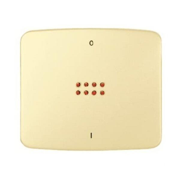 TECLA INTERRUPTOR BIPOLAR CON VISOR ARCO BLANCO MARFIL