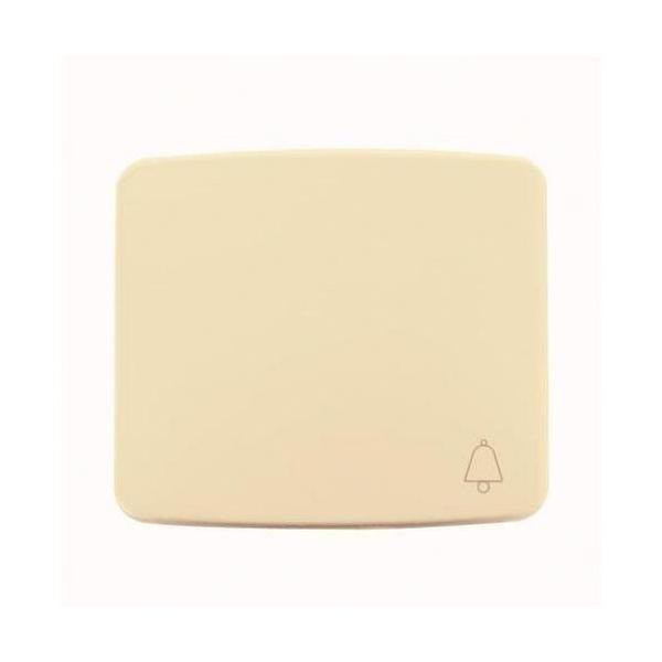 TECLA PULSADOR CON SÍMBOLO TIMBRE ARCO BLANCO MARFIL