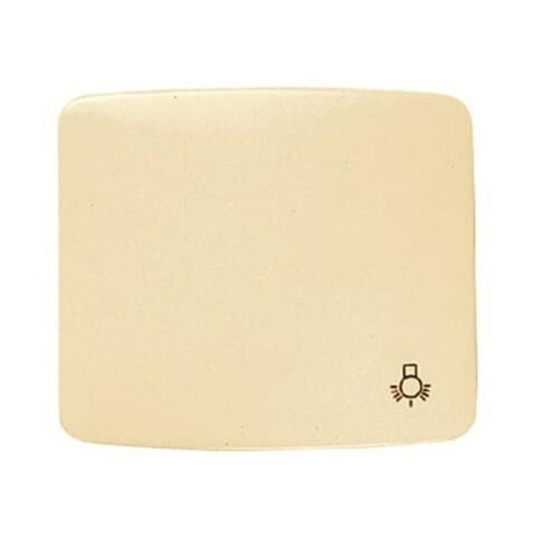 TECLA PULSADOR CON SÍMBOLO LUZ ARCO BLANCO MARFIL