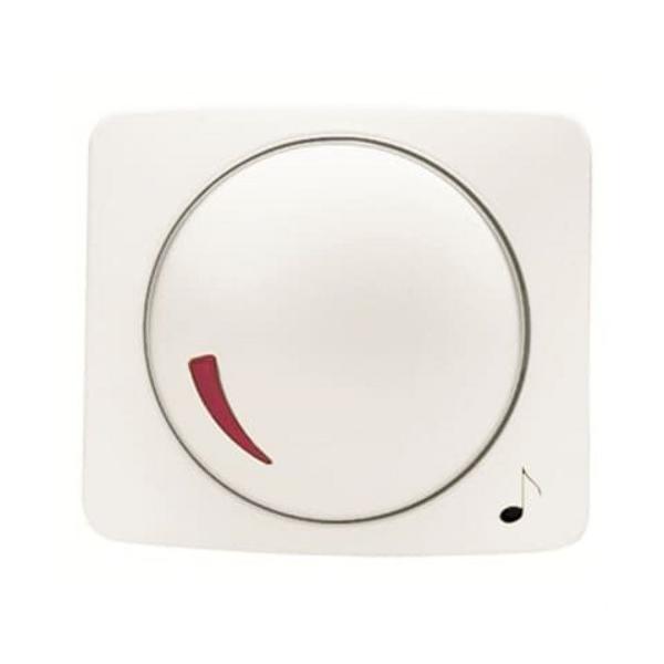 TAPA+BOTÓN POTENCIÓMETRO ARCO BLANCO ALPINO