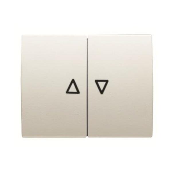 TECLA INTERRUPTOR/PULSADOR PARA PERSIANAS OLAS BLANCO JAZMÍN