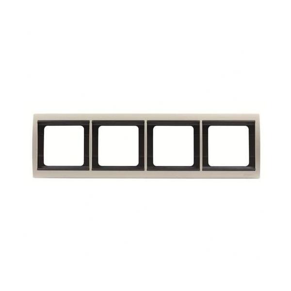 MARCO DE 4 ELEMENTOS HORIZONTALES OLAS BLANCO JAZMÍN