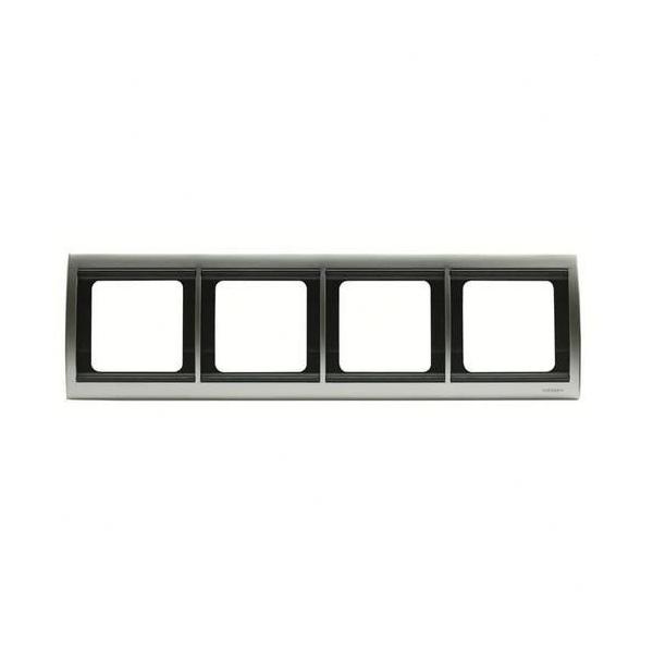 MARCO DE 4 ELEMENTOS HORIZONTALES OLAS TITANIO