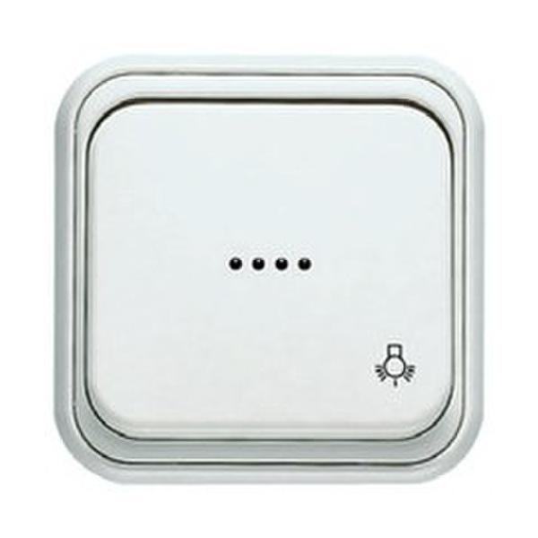 PULSADOR LUZ OVER BLANCO CON ORIENTACIÓN NOCTURNA